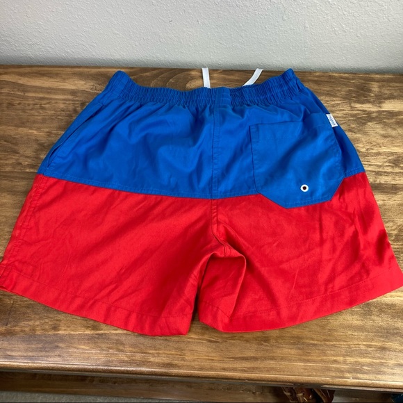 Chubbies Blue Red Colorblock The Liberties 5” Swim Shorts - Picture 4 of 6